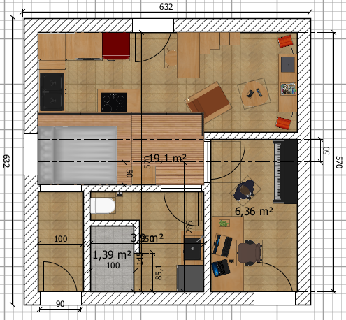 CAD floor plan